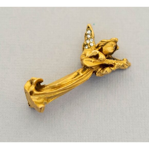 Musical angel vintage brooch (C5) - Picture 1 of 3